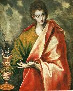 El Greco st john the evangelist oil painting reproduction